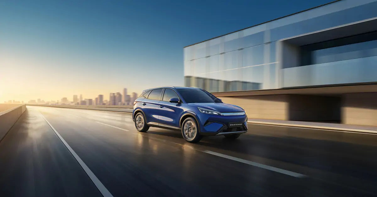 Profitez de la BYD Atto 3 Evo à partir de 35 125€* ou de 409€ TTC/mois* !