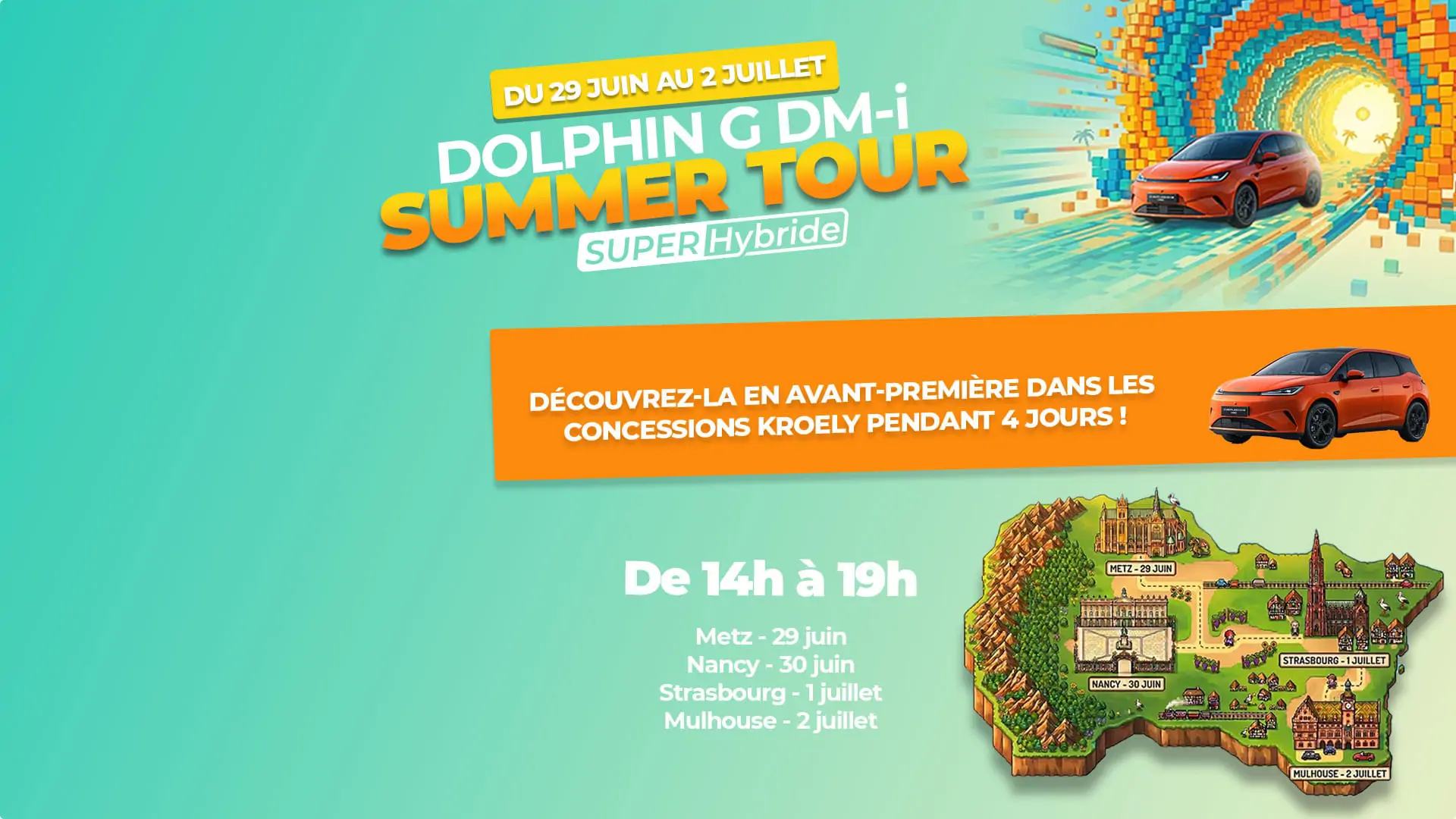 Participez au Dolphin G DM-i Summer Tour !