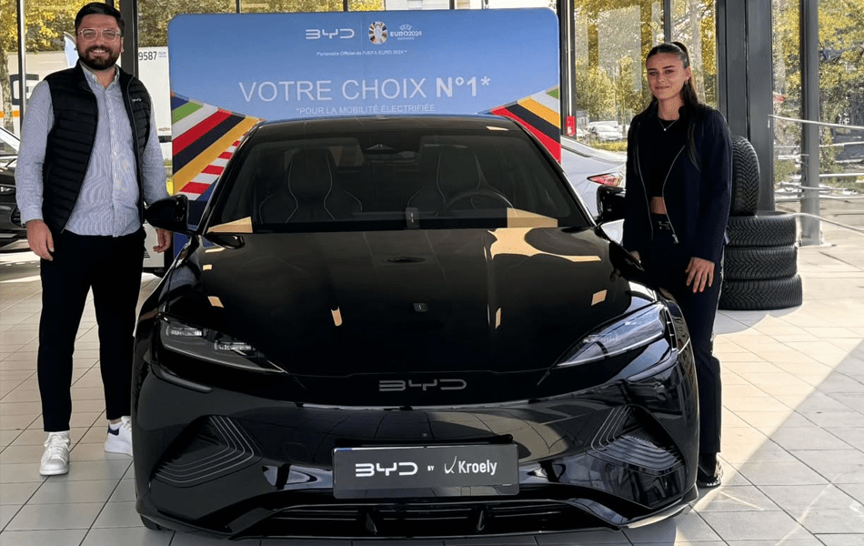 Elise Bonnet et sa BYD Seal