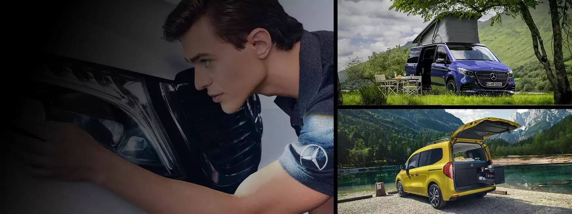Maintenance et accessoires<br>Mercedes monospace ou camping-car