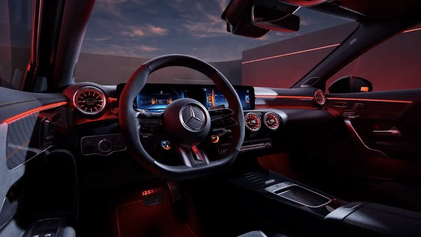Mercedes-Benz Chevalley AMG classe a compact- technologies