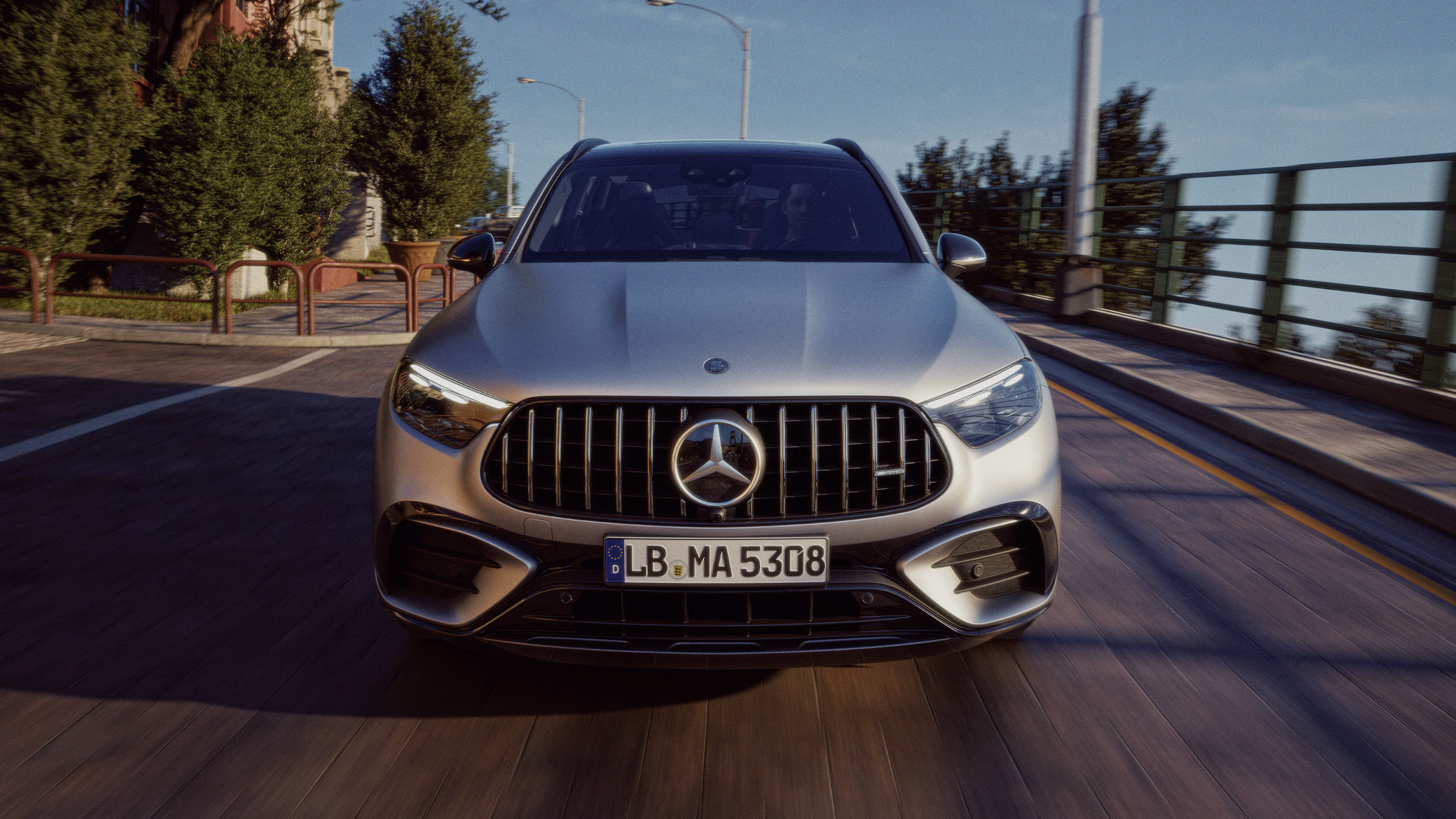 Calandre de la Mercedes-AMG GT Coupé 4 portes