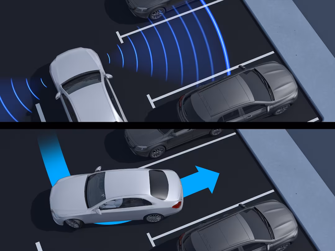 Assistant de stationnement actif avec PARKTRONIC