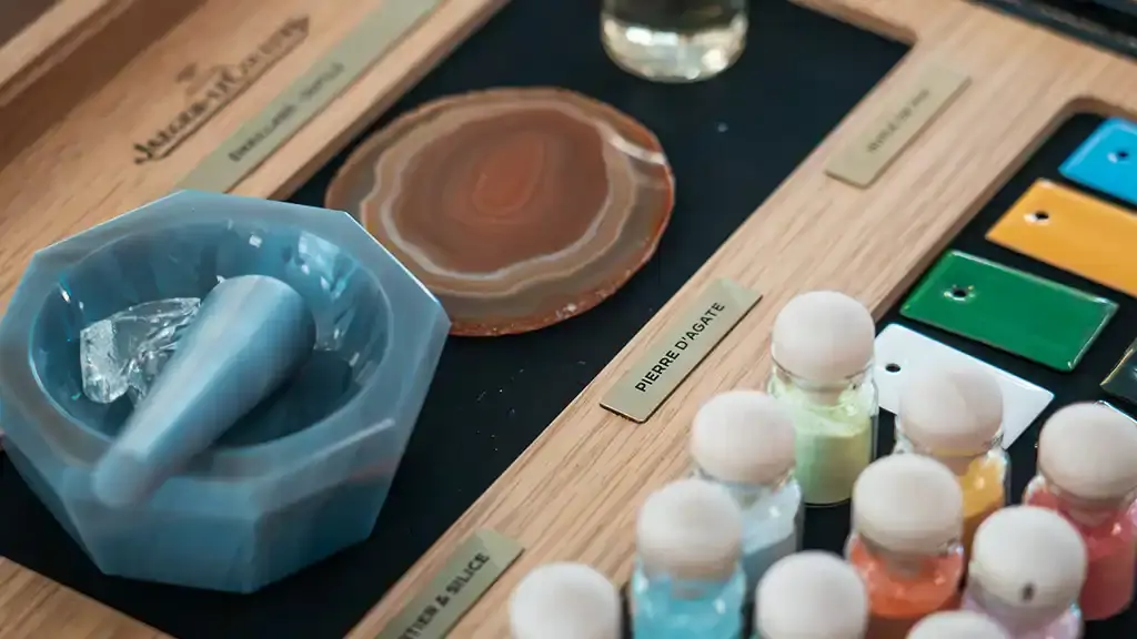 Détail des matérieaux de la manufacture Jaeger-LeCoultre