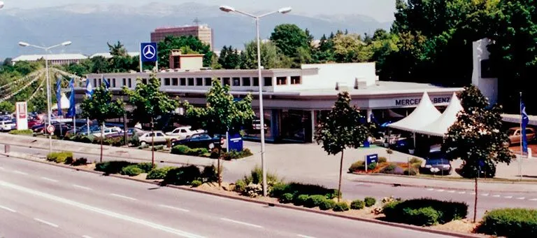 Garage de l'athénée Groupe Chevalley en 1988