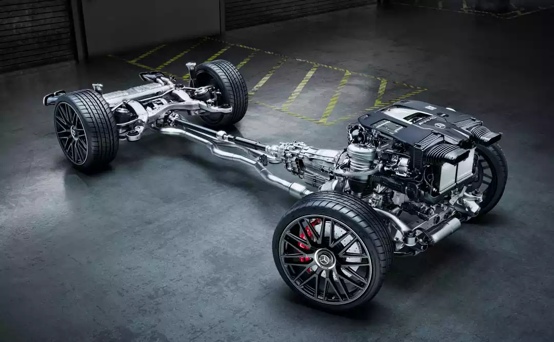 explication du fonctionnement de la transmission intégrale Mercedes 4MATIC