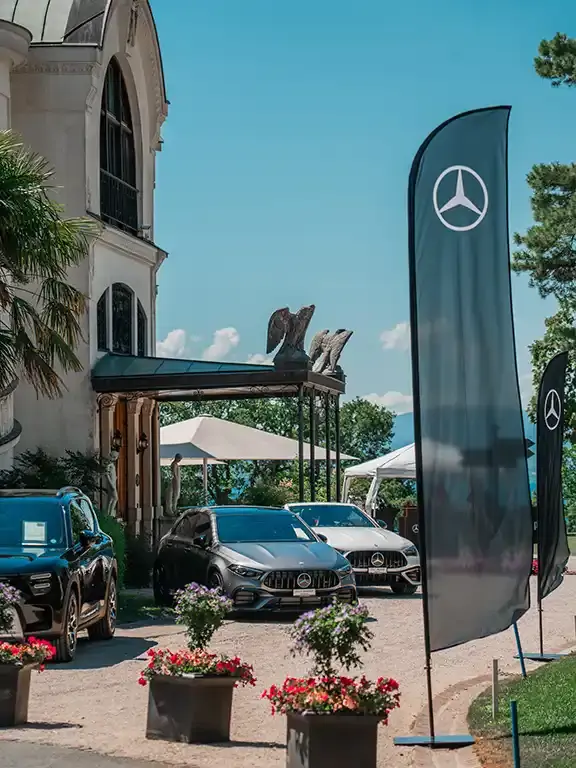 Mercedes Groupe Chevalley à la compétition de golf MercedesTrophy en Suisse