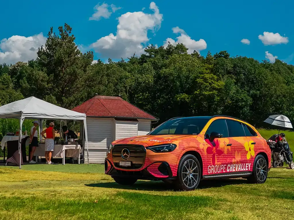 Mercedes-Benz GLC électrique au MercedesTrophy 2026 à Gland Groupe Chevalley