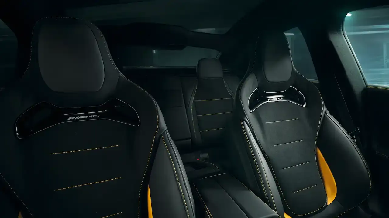 Détails intérieur de la AMG A-class