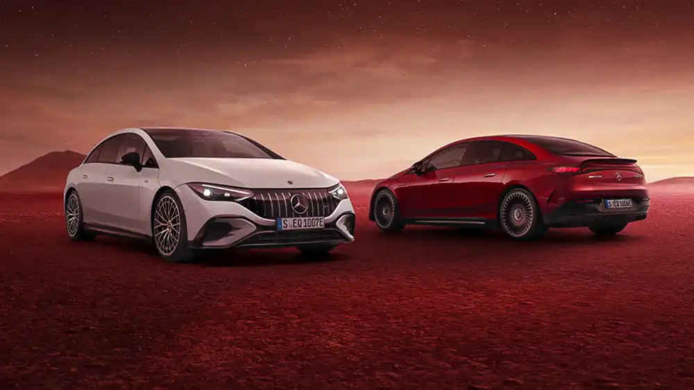 Mercedes-AMG EQE 43 4MATIC et 53 4MATIC+ groupe chevalley