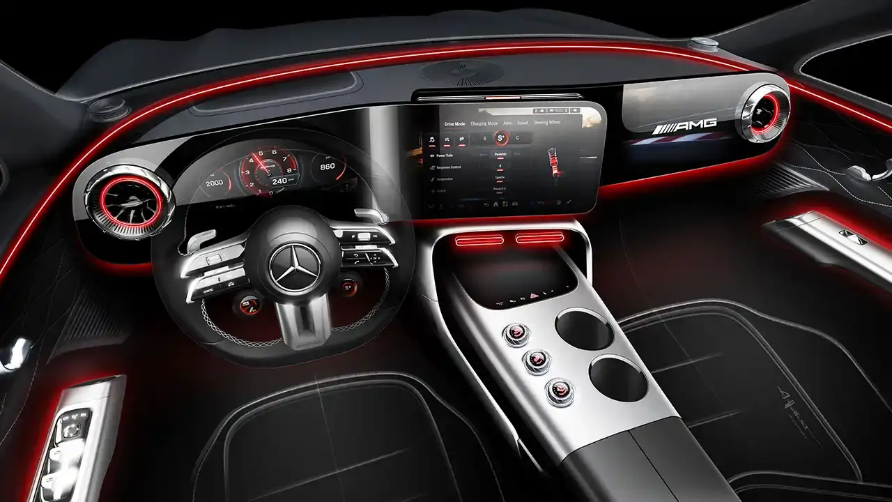 planche de bord de la Mercedes-AMG GT 55 4-Portes Coupé et Mercedes-AMG GT 63 4-Portes Coupé