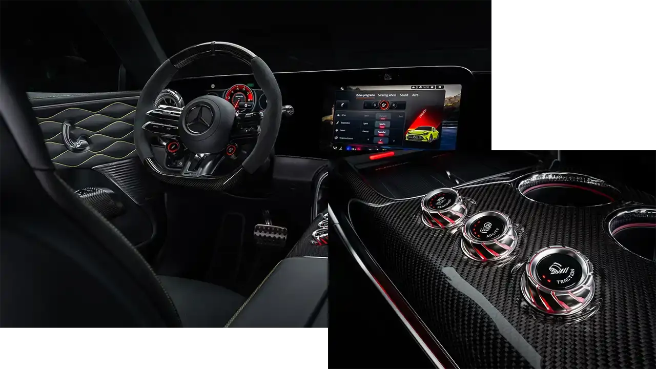 intérieur de la AMG GT Coupé 4 portes 55 Executive Edition