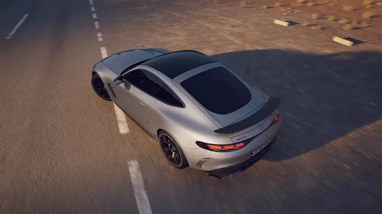 Mercedes-AMG GT 63 à l'AMG performance center de Genève