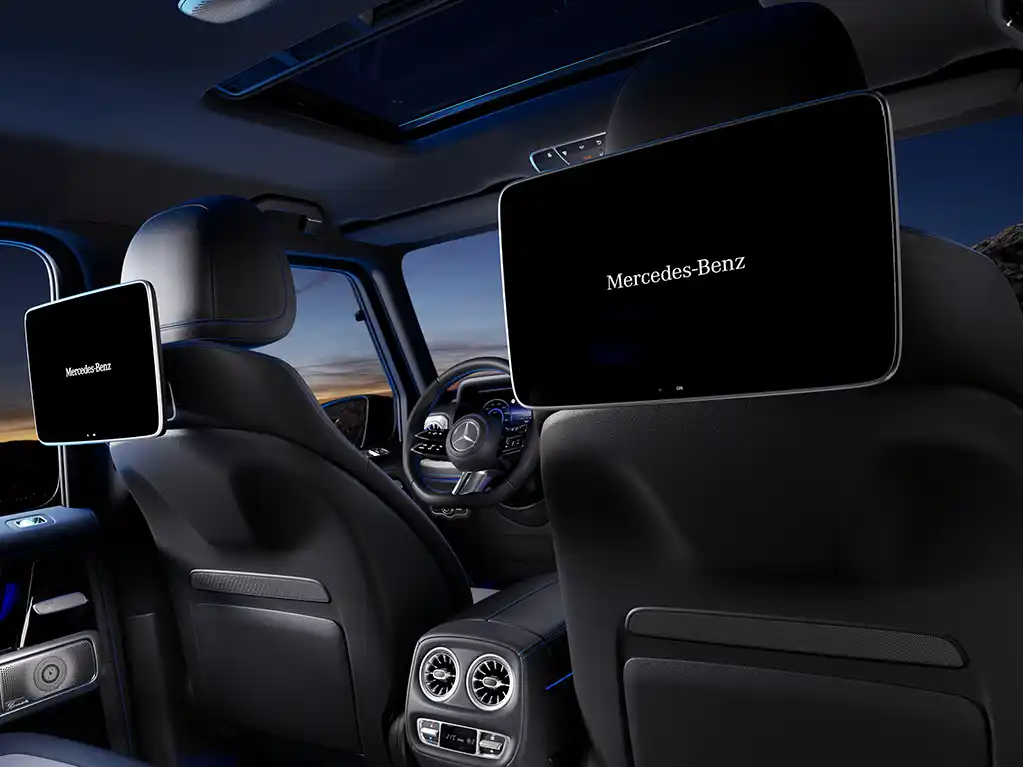Dernière génération de MBUX de la Mercedes Classe G 100% électrique