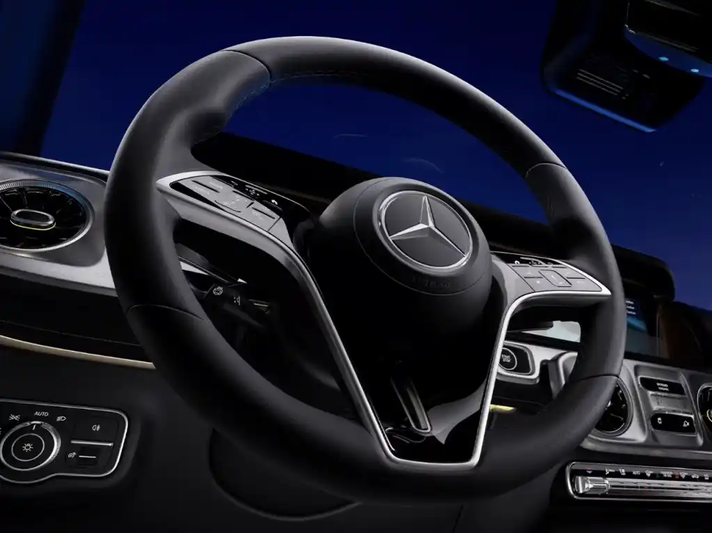 Design du volant multifonctions de la Classe G electric Groupe Chevalley