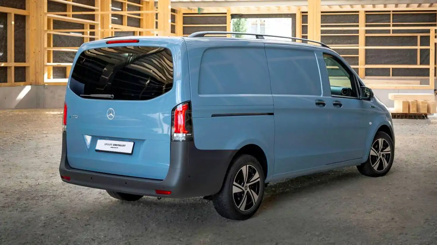 arrière du eVito Mercedes à Genève Groupe Chevalley