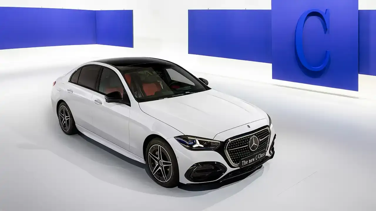 design de la Mercedes-Benz Classe C Berline 2026 blanche