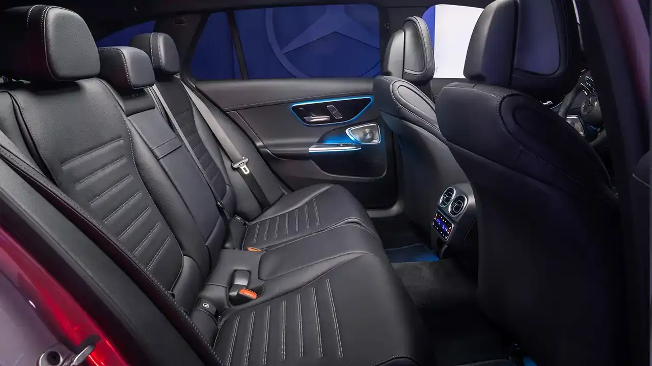 détail des sièges de la Mercedes-Benz Classe C berline my26