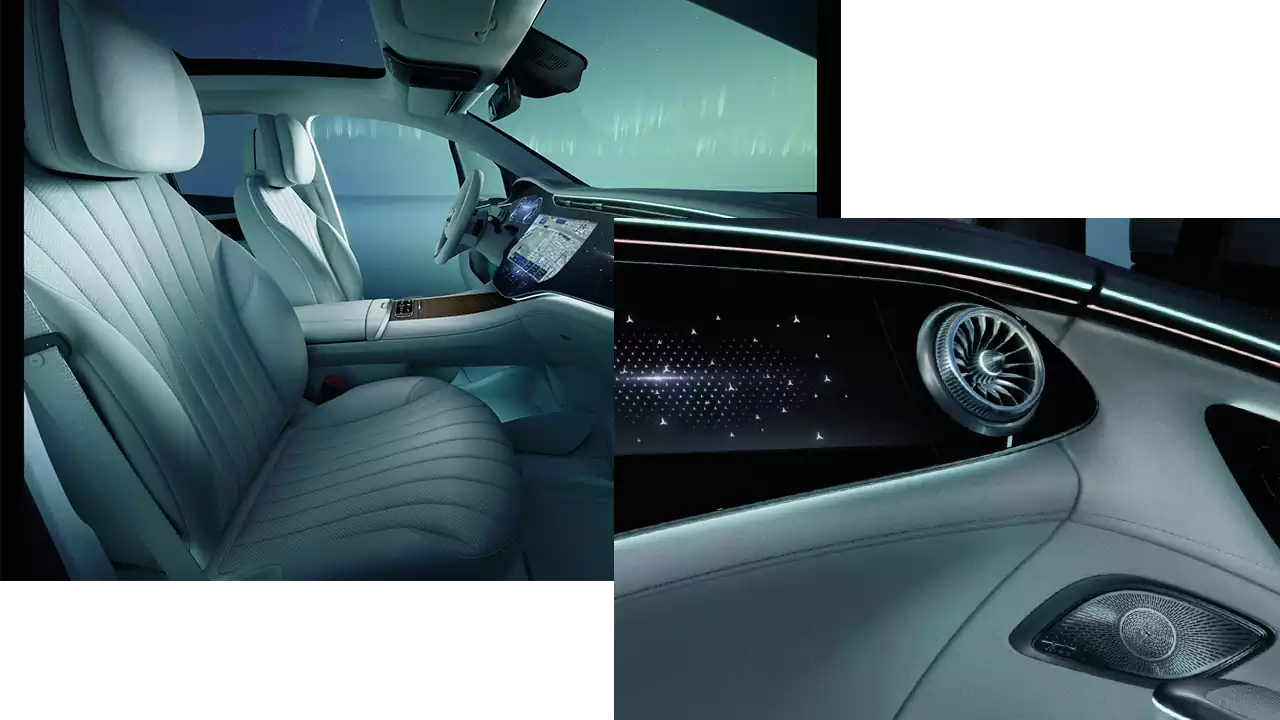 L'intérieur de l'EQE SUV