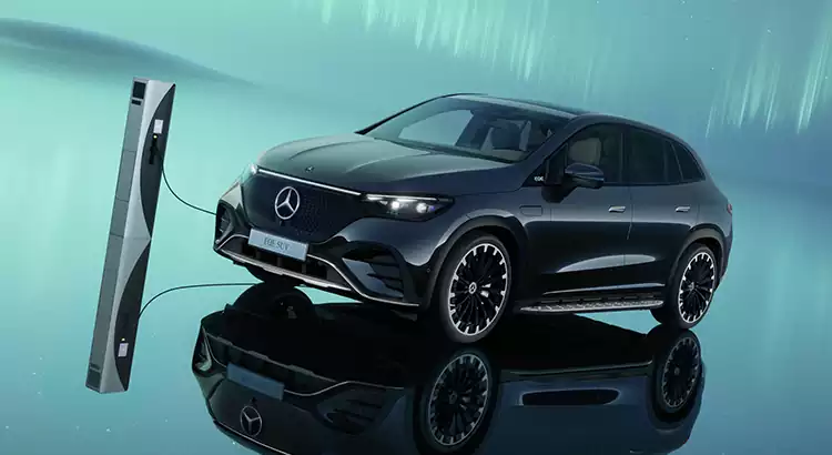application Mercedes me Charge pour la Mercdes-Benz EQE SUV