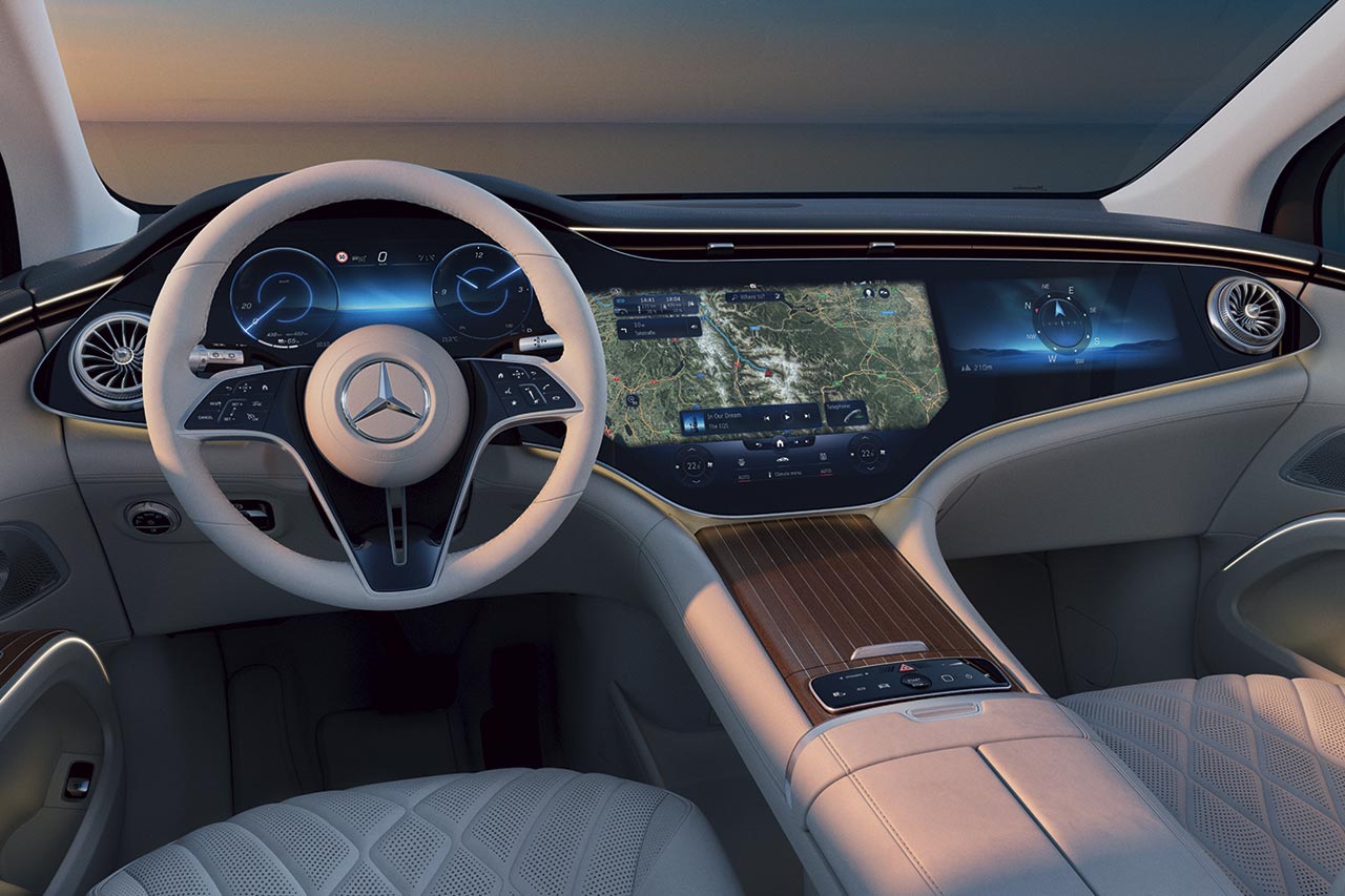 Mercedes-Benz EQS SUV tableau de bord