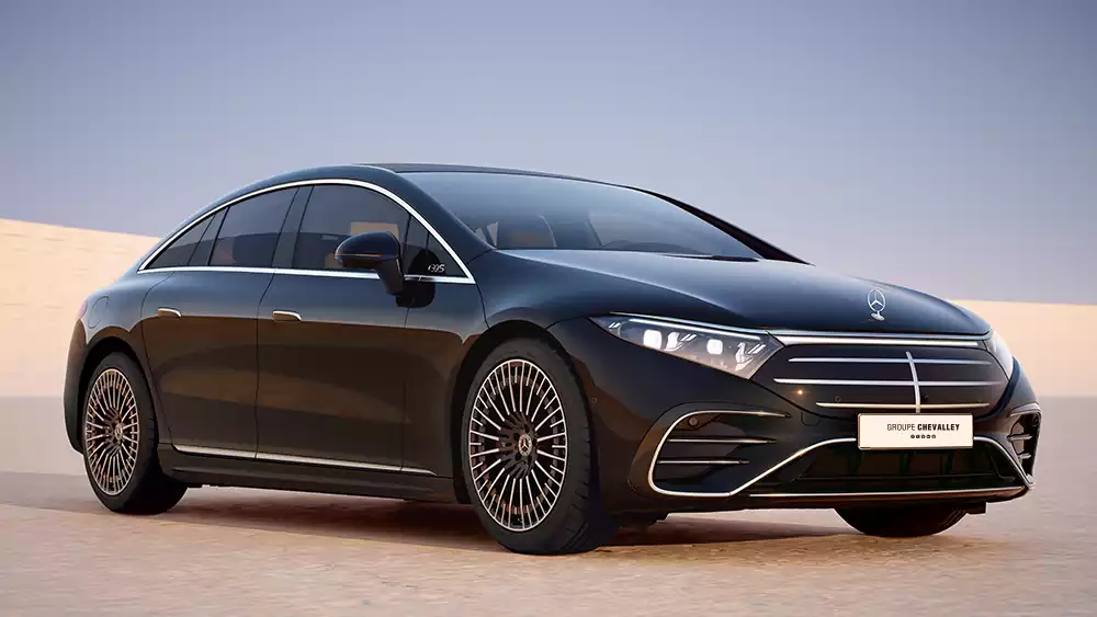 Face avant de la Mercedes-Benz EQS Berline 2024