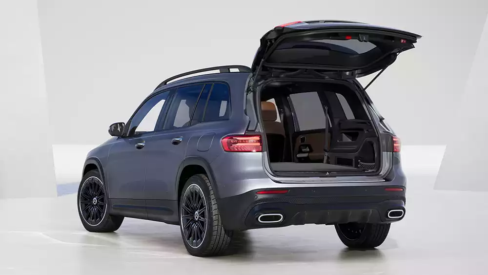 L'extérieur et coffre du SUV Mercedes GLB Groupe Chevalley
