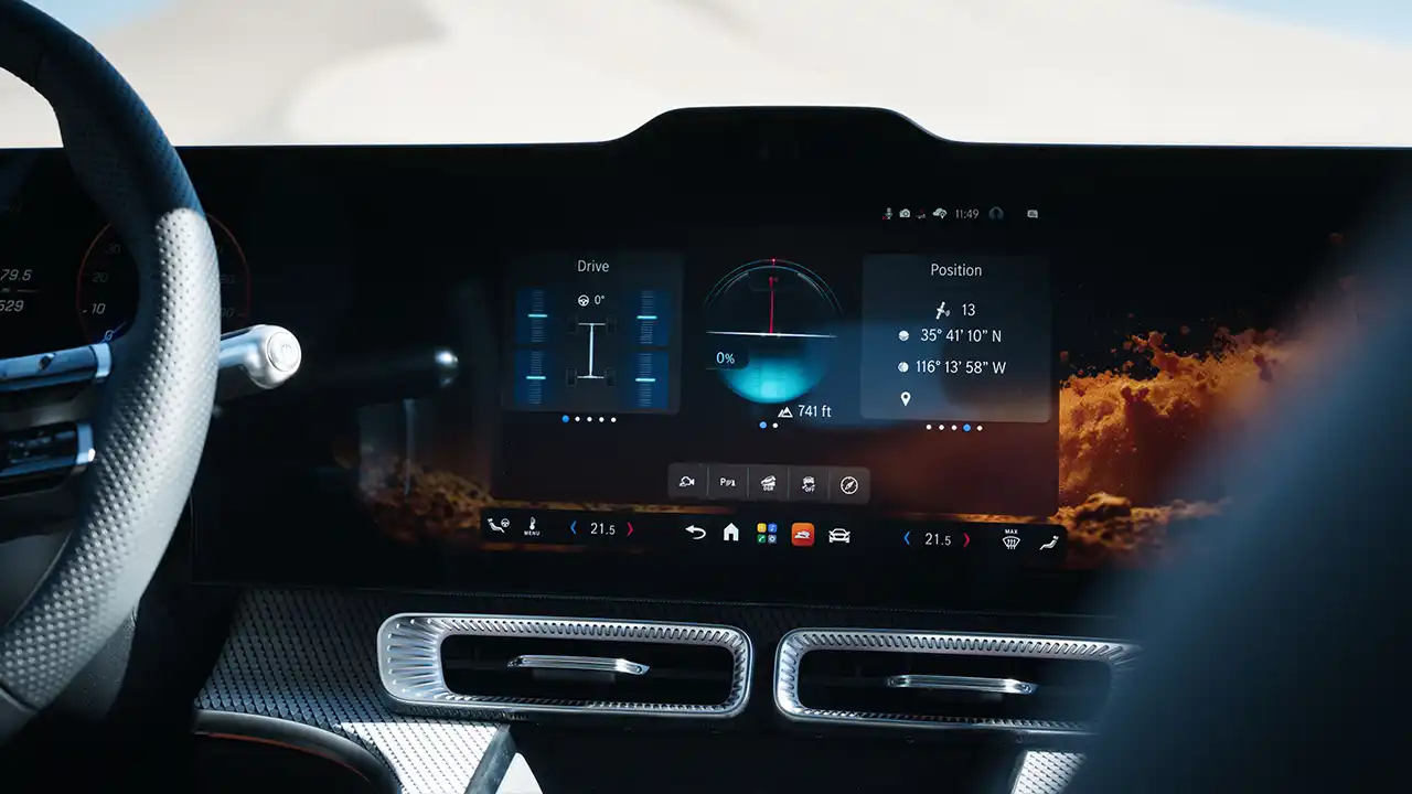 Hyperscreen MBUX DU GLC electric MY 2026