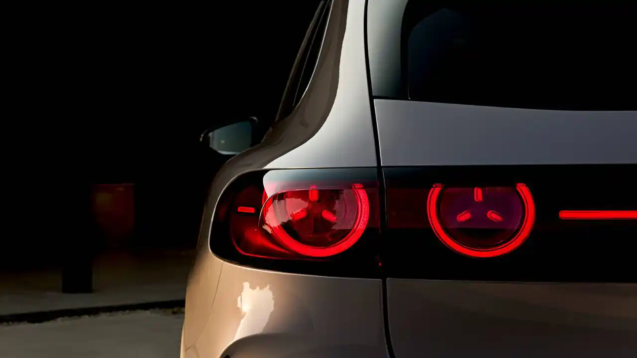 Phares arrières du Mercedes GLC électrique 2026