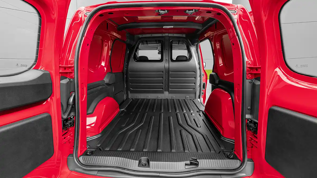 vue de l'espace de chargement du Citan Mercedes.Benz Fourgon 