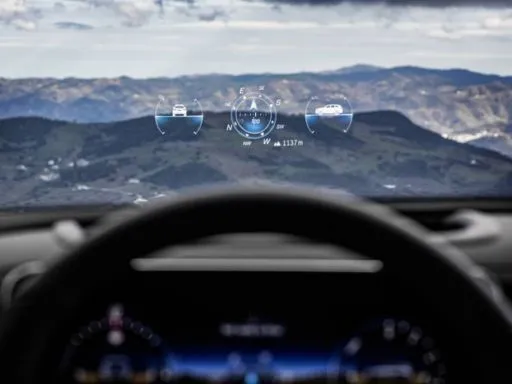 Affichage tête haute Mercedes GLC