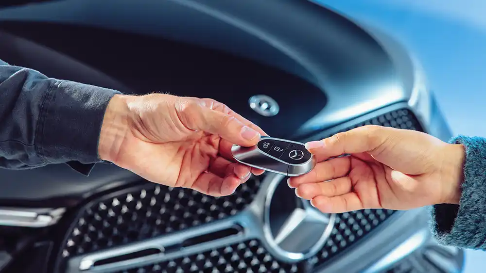 Mercedes et amg neuves de stock au garage de la Marbrerie à Genève