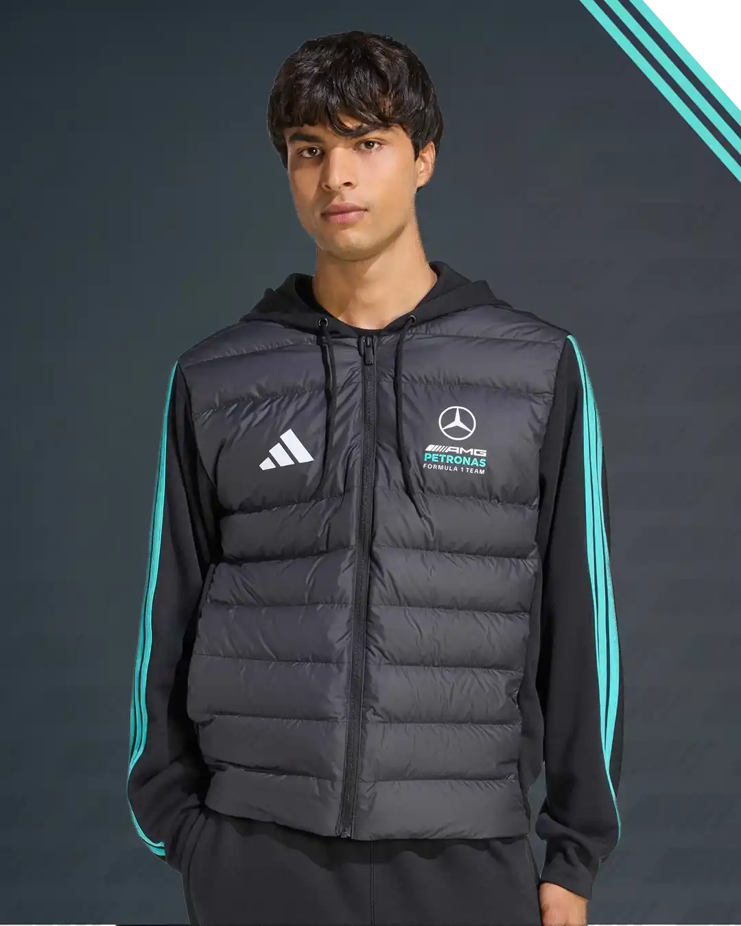 Mercedes-AMG F1 boutique Veste hybride homme noir