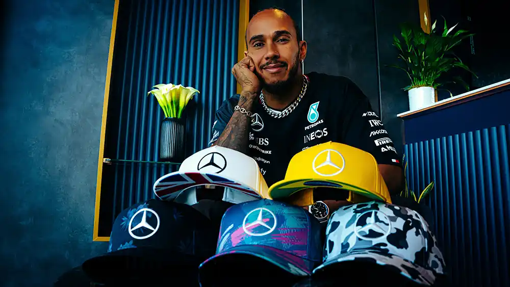 casquettes F1 Hamilton Mercedes-Benz