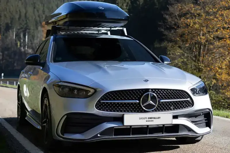 Coffre de toit boutique Mercedes-Benz du Groupe Chevalley