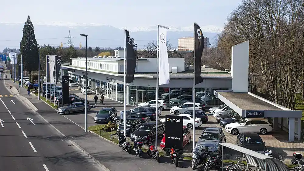garage de l'Athénée, Mercedes-Benz Cointrin, Genève