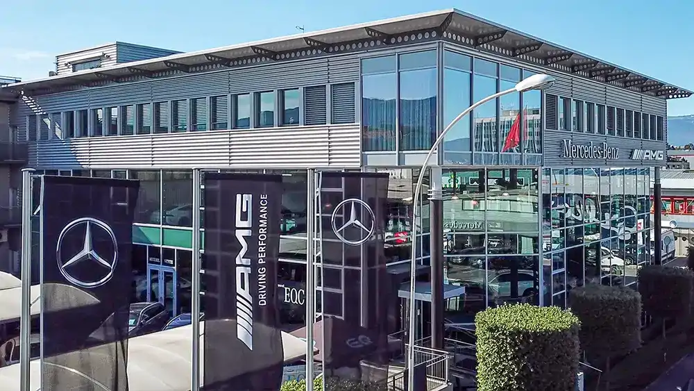5 garages Mercedes-Benz du Groupe Chevalley de Genève à Nyon
