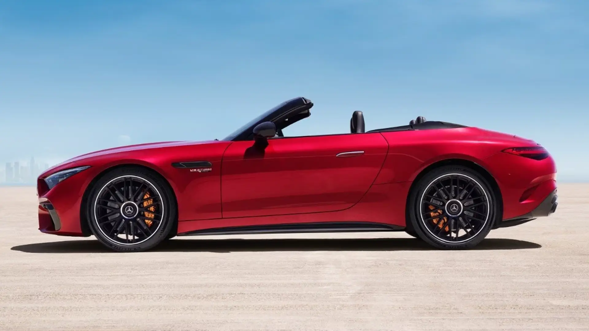 Mercedes Benz Chevalley | AMG SL Roadster Coupé vue profil gauche 