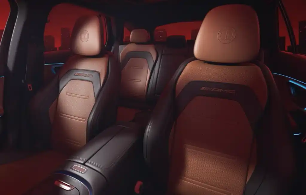 Sièges confort avec design de sellerie spécifique de la Mercedes-AMG E break hybrid