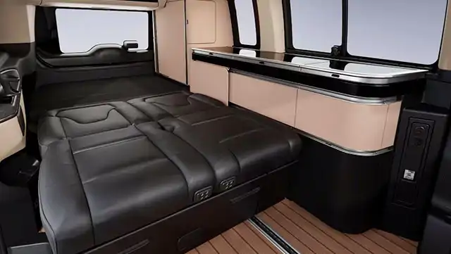 Banquette 2 places convertible en couchette confort du Marco Polo