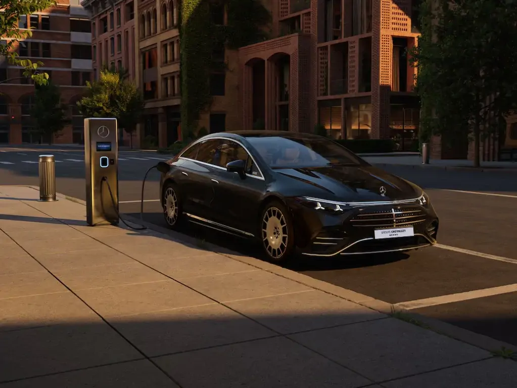 Mercedes Benz Chevalley | EQS Berline vue avant