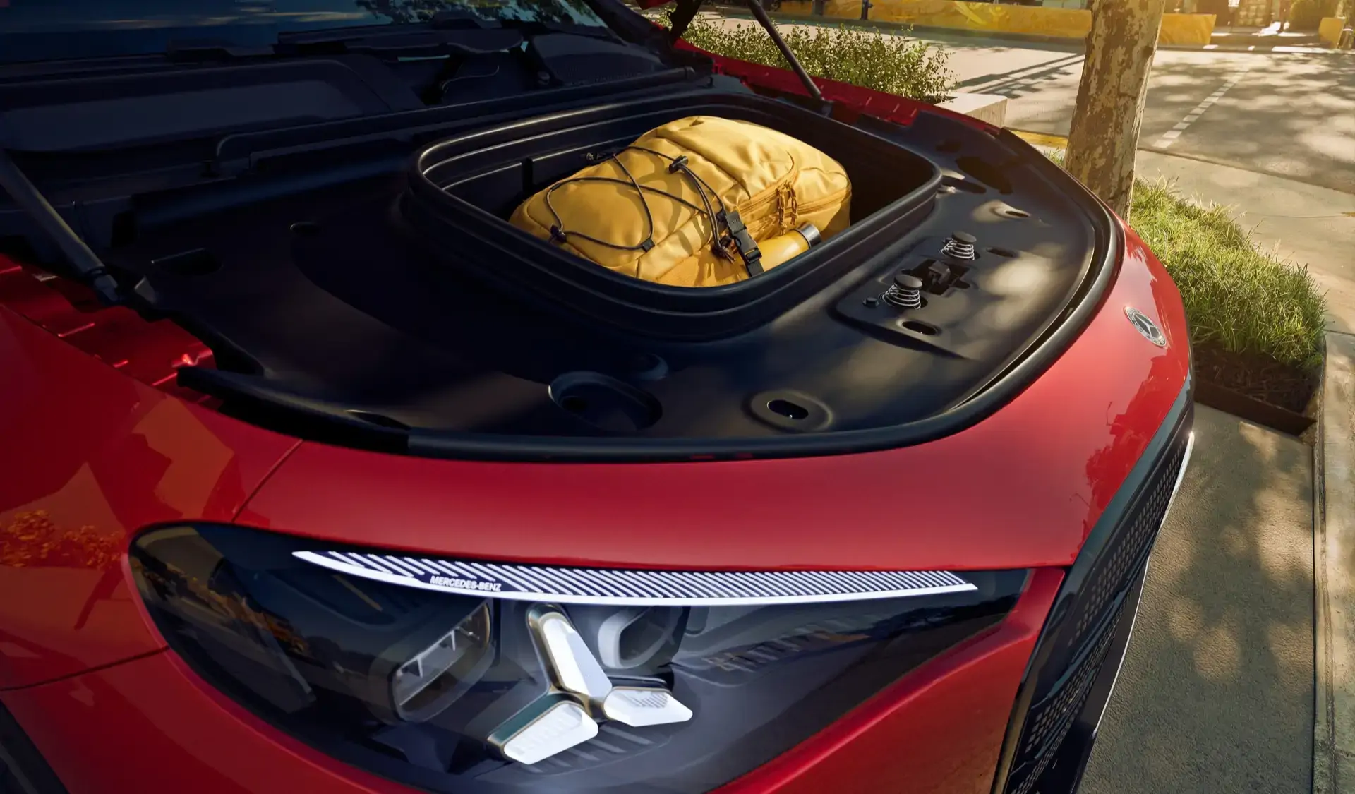 Frunk du Mercedes-Benz GLA électrique Groupe Chevalley