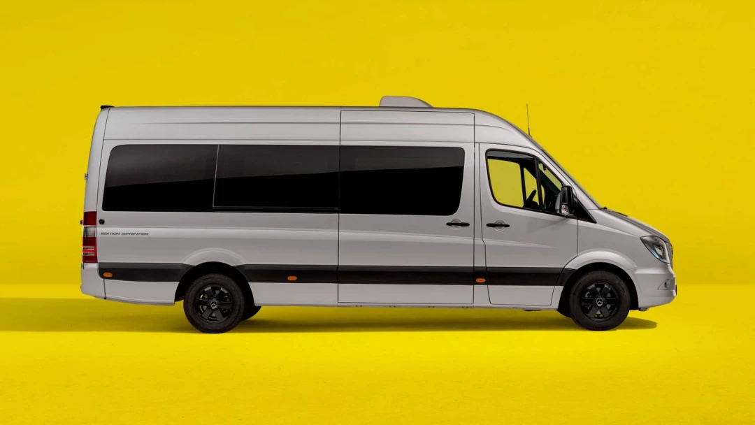 Mercedes Benz Sprinter Edition 30 ans gris côté