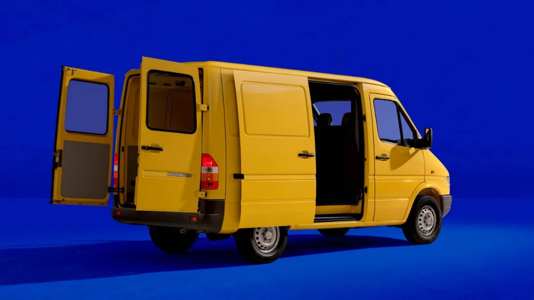 Mercedes Benz Sprinter Edition 30 ans jaune intérieur