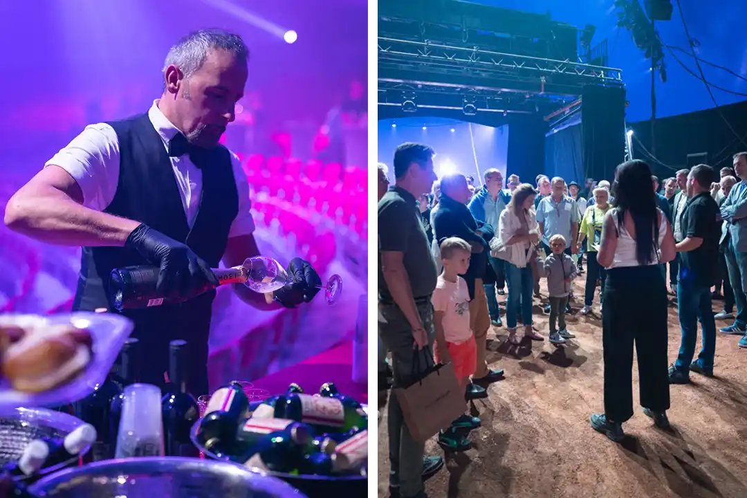 Visite des coulisses du Cirque Knie en 2022 à la soirée SL
