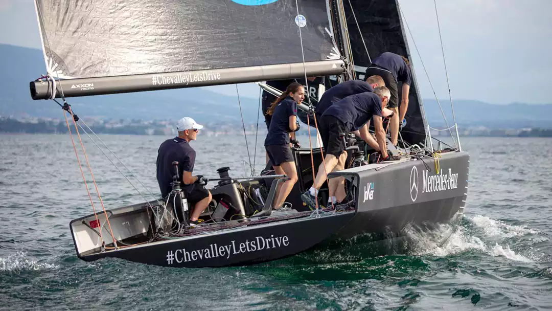 Team Joker 2.0 Psaros 33 Mercedes AMG Groupe Chevalley sur le lac Leman