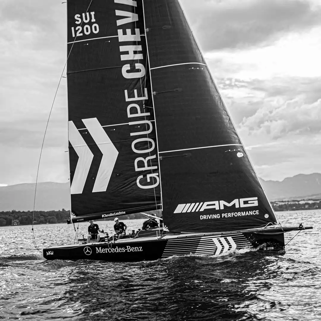 Psaros 33 Mercedes AMH Groupe Chevalley sur le lac leman à Genève