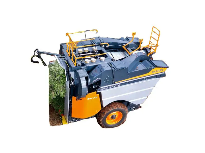 Machine à récolter tractée ALMONDS'LINE CV45 Vue Profil passager