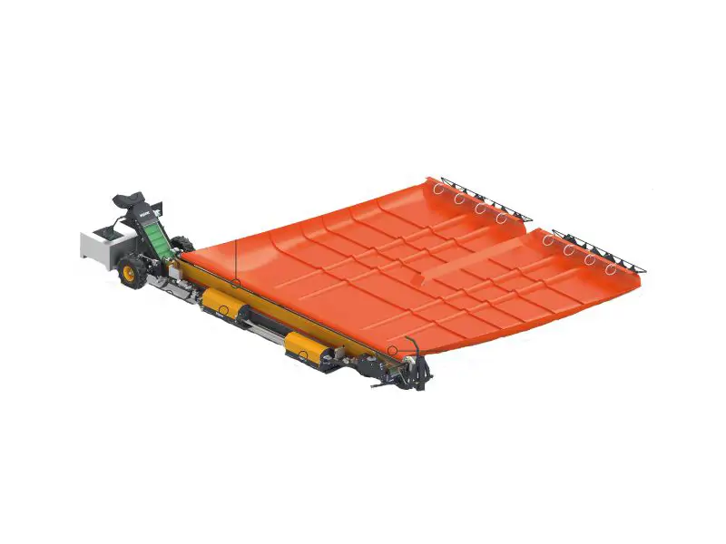 Bâche automatique de récolte EXPAND R5090 Vue Profil passager