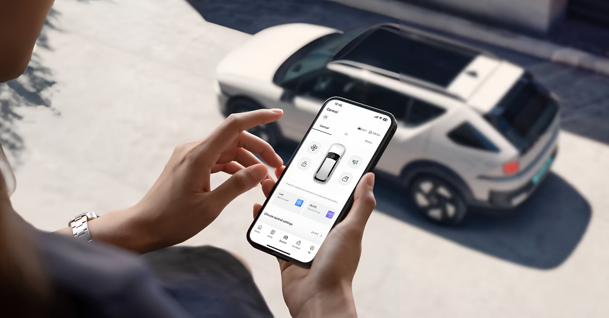 Découvrez toute l’expérience<br>Hyundai avec l’application<br>myHyundai